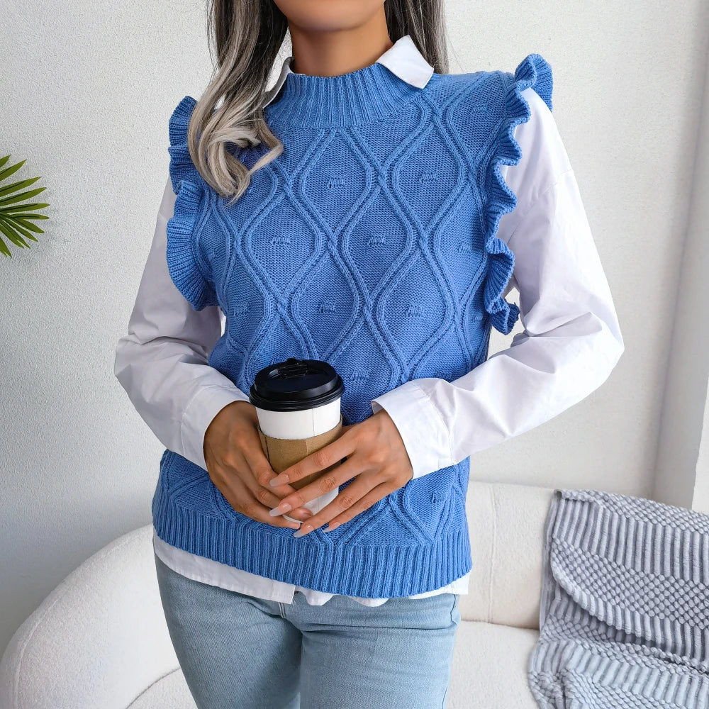 سترة نسائية محبوكة