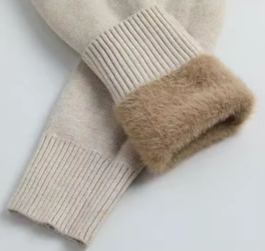 Velvet High-Neck Women's Blouse