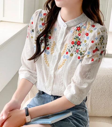 Laise Embroidered Shirt