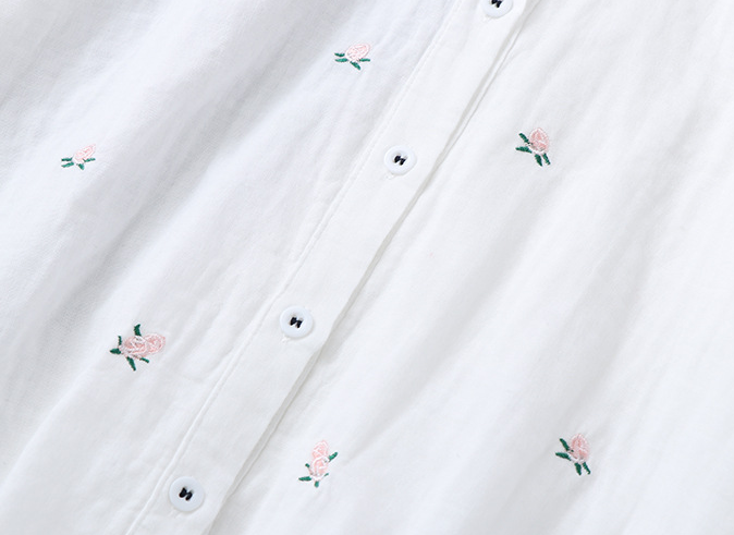 Women's Floral Embroidered Shirt