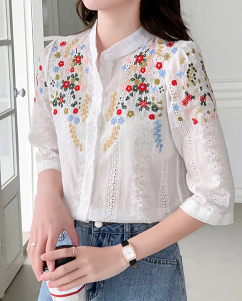 Laise Embroidered Shirt