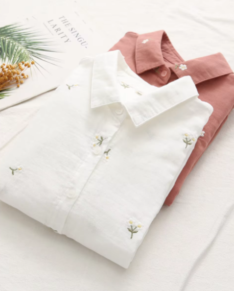 Women's Boston Embroidered Shirt