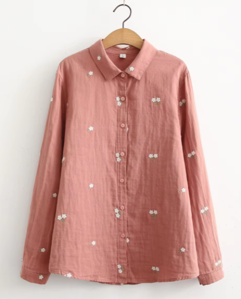 Women's Boston Embroidered Shirt