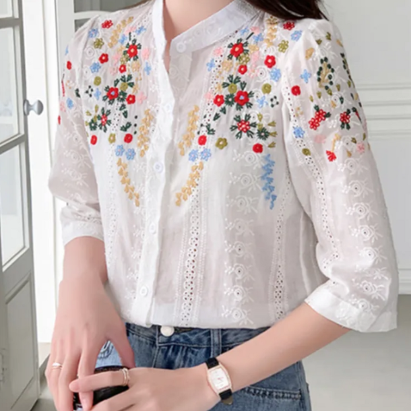 Laise Embroidered Shirt