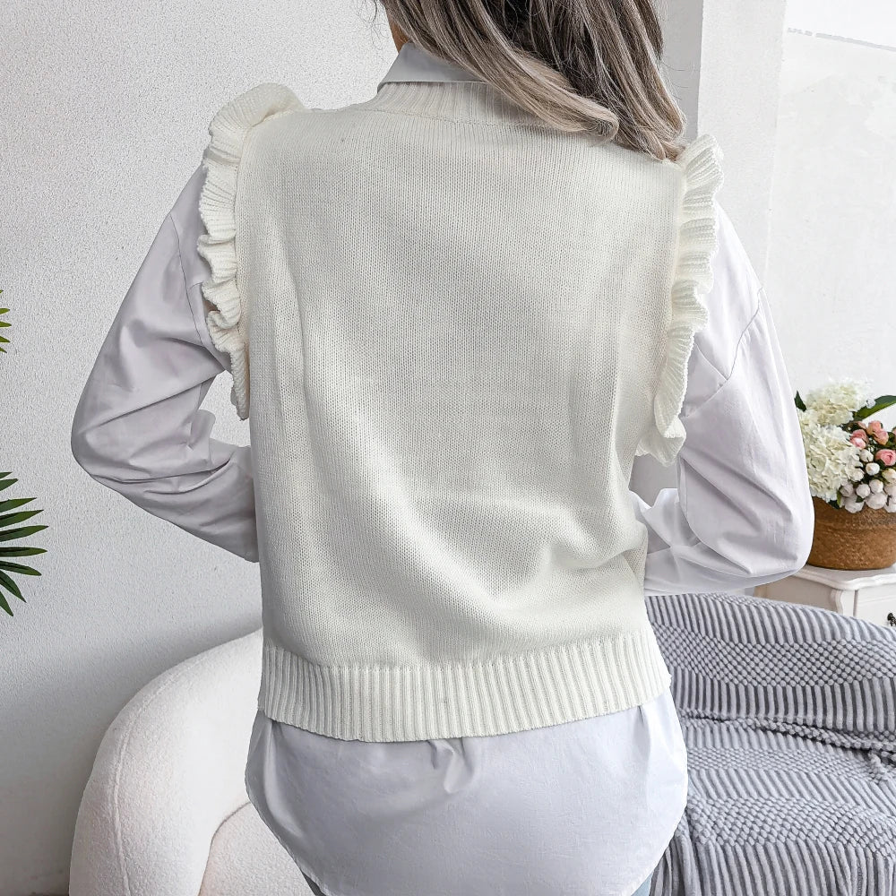 Gilet en tricot pour femme