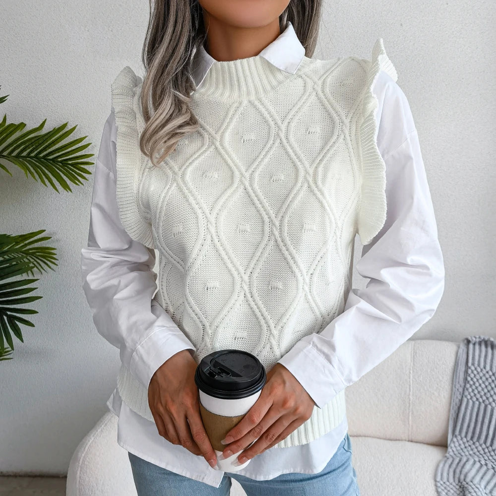 Gilet en tricot pour femme