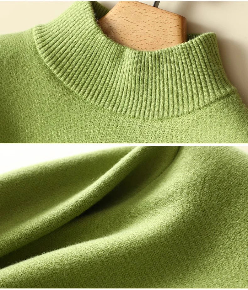 Velvet High-Neck Women's Blouse