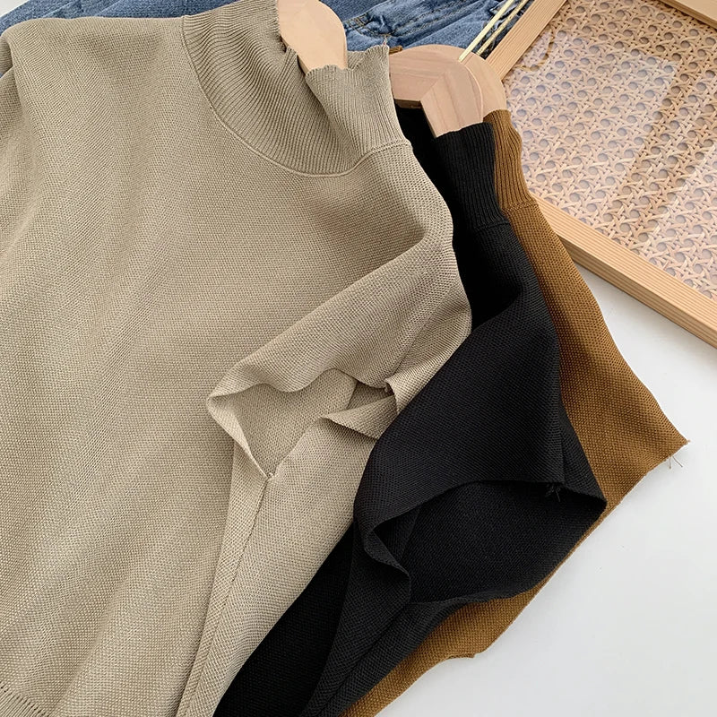 Amsterdam High-Neck Knit T-shirt