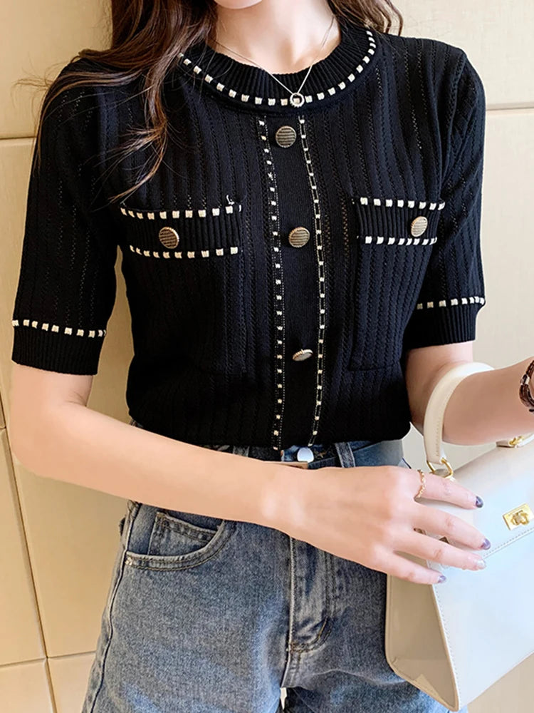 Austria Classic Knit Blouse