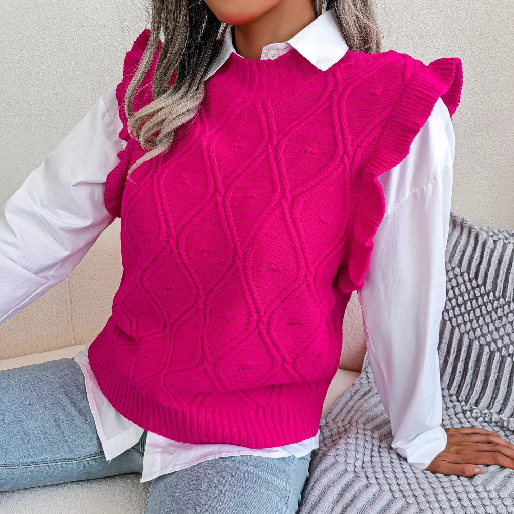 Gilet en tricot pour femme